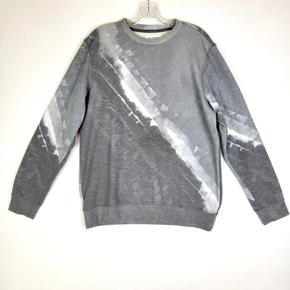 Sol Angeles Sweaters - Sol Angeles Womens Tie Dye Pullover Crew Neck Sweater Size Medium Gray